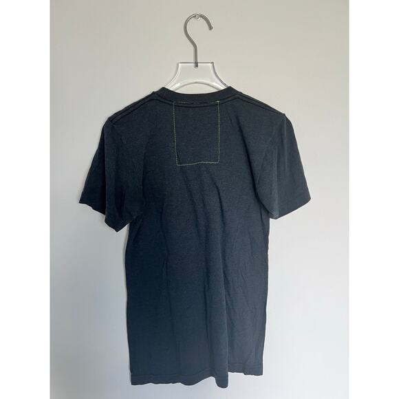 Aviator Nation Smiley 2 Crew Charcoal Tee Sz XS - Picture 2 of 7